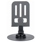 Mobile Phone Stand, 360 Degree Rotating Table Phone Stand, Adjustable Carbon Steel Tablet Stand for 5.9-16.9 Inch Tablet
