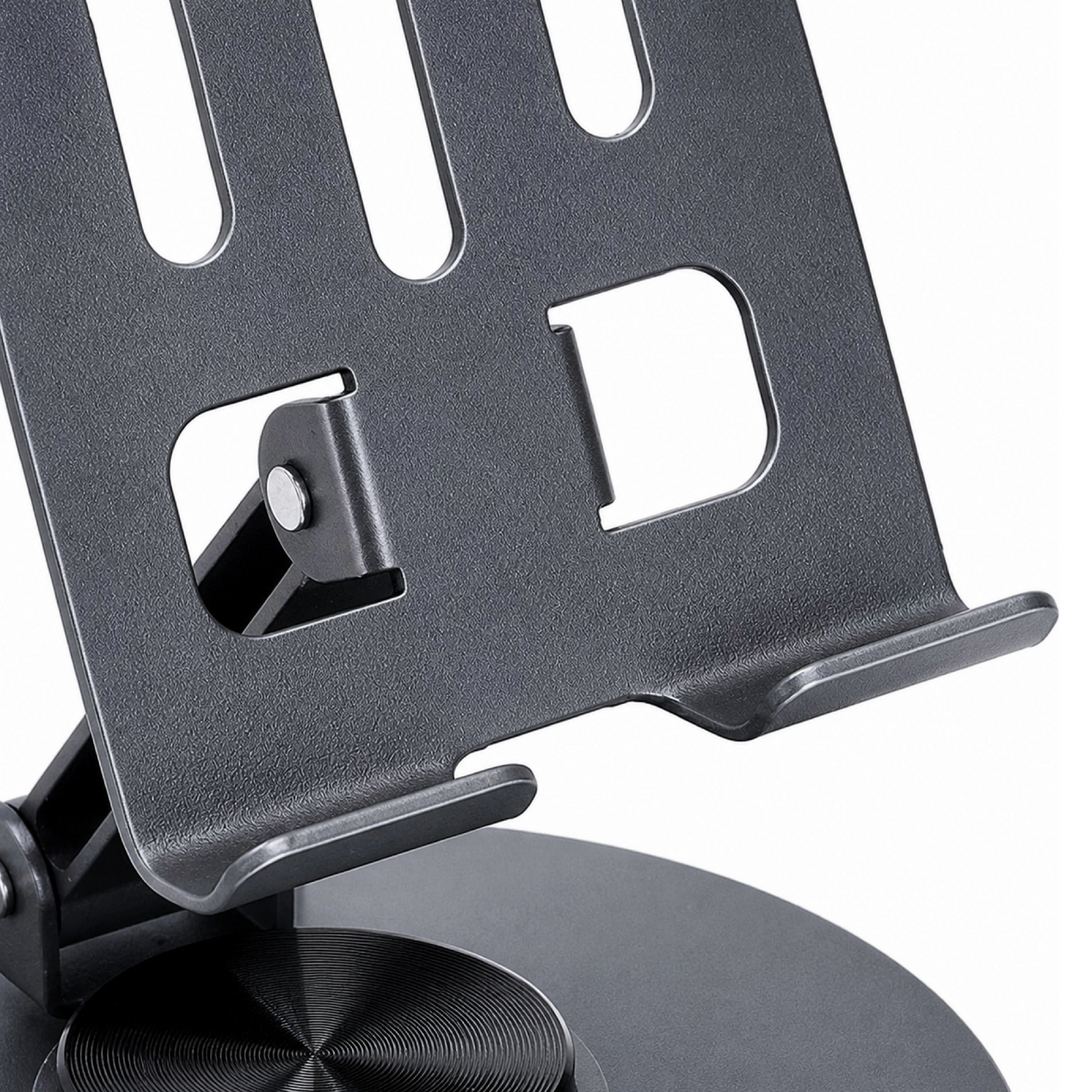 Mobile Phone Stand, 360 Degree Rotating Table Phone Stand, Adjustable Carbon Steel Tablet Stand for 5.9-16.9 Inch Tablet