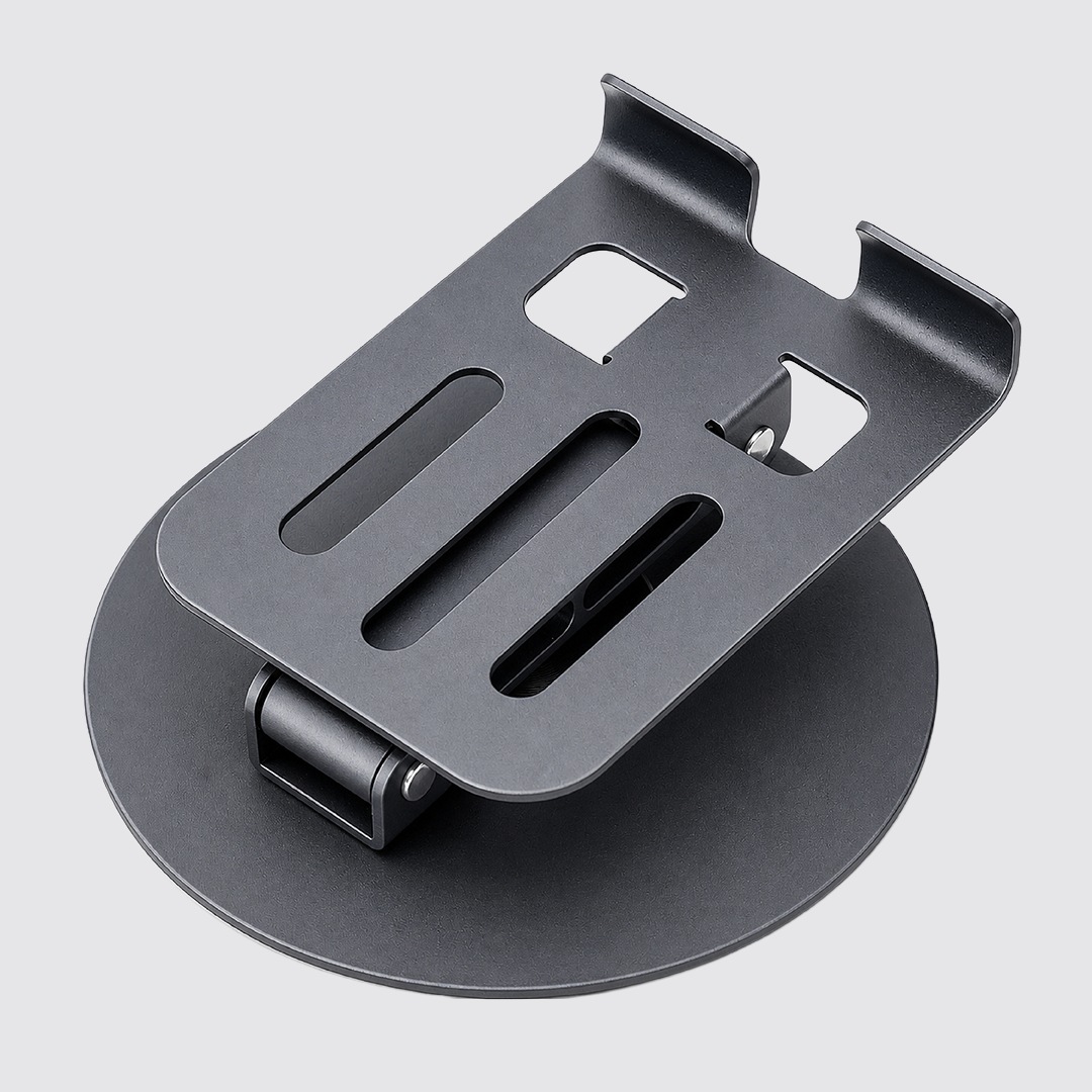 Mobile Phone Stand, 360 Degree Rotating Table Phone Stand, Adjustable Carbon Steel Tablet Stand for 5.9-16.9 Inch Tablet
