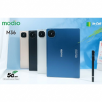Modio M36 Tablet With 10.1 Inch Screen Dual SIM Gold, 12GB RAM 512GB 5G - Middle East Version With Gifts