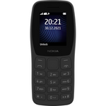 Nokia 105 Classic | Single SIM Keypad Phone with Built-in UPI Payments, Long-Lasting Battery, Wireless FM Radio, Without Charger| 1 Year Replacement Guarantee | Charcoal