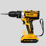 Neo Power 48V Cordless Power Drill Set – 2 Batteries, Charger & 28-Piece Tool Kit | Germany Technology