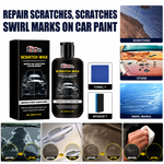 Homonth HME04 Car Scratch Repair Wax 120ml – Paint Scratch Remover & Polish Kit with Sponge & Microfiber Cloth | Restore Gloss & Shine