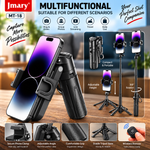 Jmary MT-18 Multifunctional Selfie Stick Tripod with Bluetooth Remote
