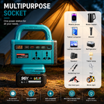 COOKCHEN | 96V All In One Portable Power Station | Multi-Function Inverter with LED Light