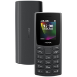 106 Single Sim, Keypad Phone with Built-in UPI Payments App, Long-Lasting Battery, Wireless FM Radio & MP3 Player, and MicroSD Card Slot | Charcoal