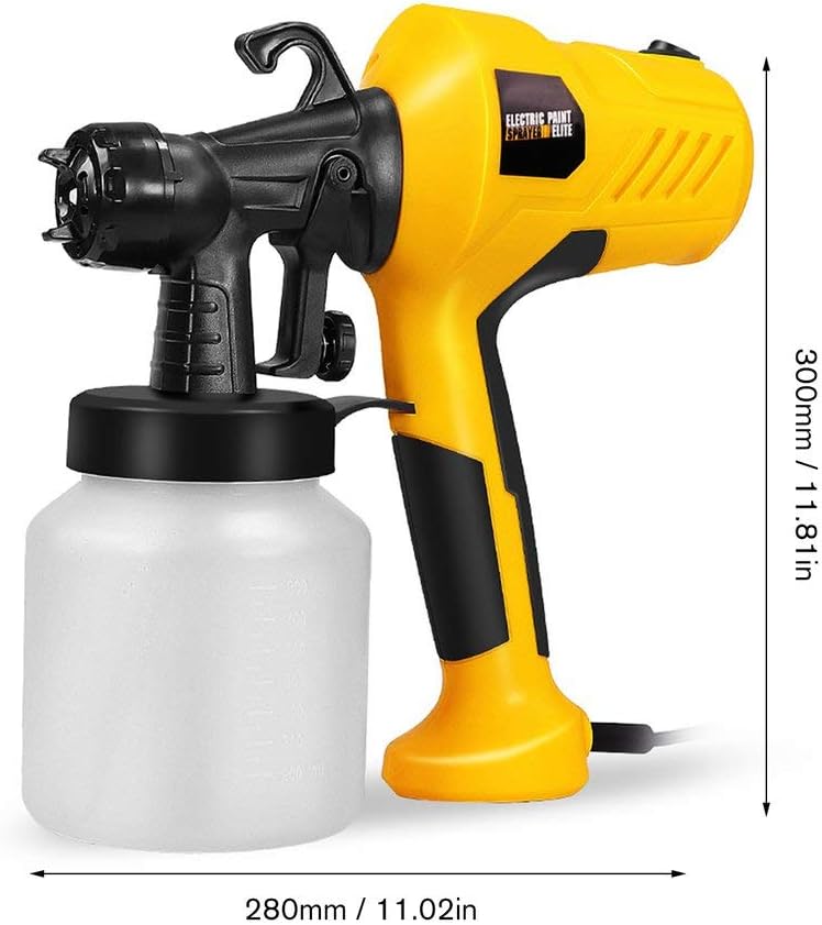 Electric Paint Sprayer Elite 800ml – 650ml/min High Power Paint Spray Gun for Walls, Furniture, Fences & DIY Projects