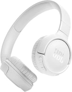 JBL Tune 720BT Wireless Over-Ear Headphones, Pure Bass Sound, Bluetooth 5.3, Hands-Free Call, Multi-Point Connection, Foldable - White