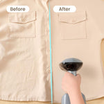 Slivers Criest 1500W Portable Handheld Garment Steamer for Clothes, Foldable Travel Steamer with Continuous Steam, Detachable Water Tank & Fabric Brush