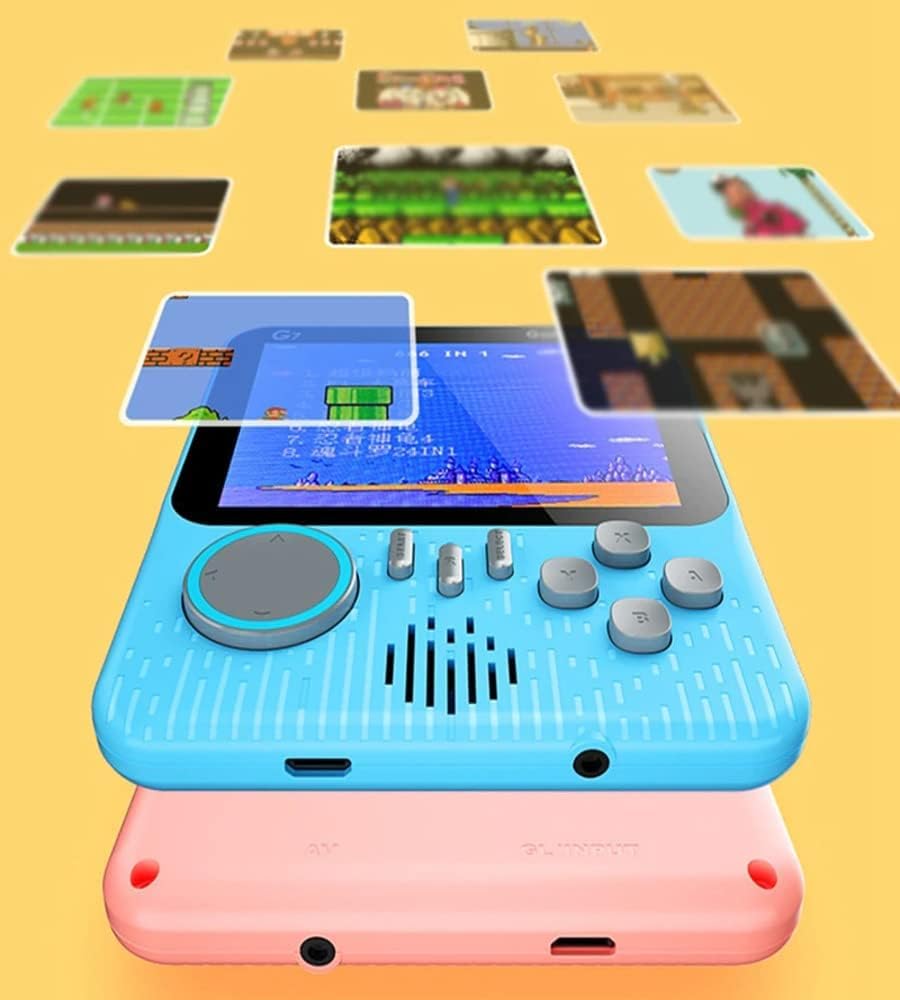 G7 Retro Handheld Game Box – 666 Built-in Classic Games | 3.5" Color Screen | Rechargeable Battery | Portable Gaming Console