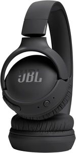 JBL Tune 520BT Wireless Headphones, Pure Bass Sound, Hands-Free Call Lightweight and Foldable - Black