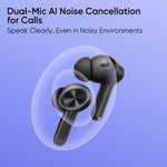 Realme T200 Lite True Wireless Bluetooth Earbuds – Deep Bass, AI ENC Calls & Long Battery Life (Black)