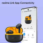 Realme T200 Lite True Wireless Bluetooth Earbuds – Deep Bass, AI ENC Calls & Long Battery Life (Black)