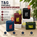 T&G-396 Music Audio Sound Box Wireless Bluetooth Mini Portable Outdoor Stereo Bass Waterproof Bt Speaker Go3