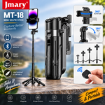 Jmary MT-18 Multifunctional Selfie Stick Tripod with Bluetooth Remote