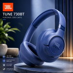 JBL Tune 730BT Wireless Over-Ear Bluetooth Headphones with Pure Bass Sound, 76H Battery Life, Dual Beamforming Mics, Multi-Point Bluetooth 6.0, Foldable & Comfortable