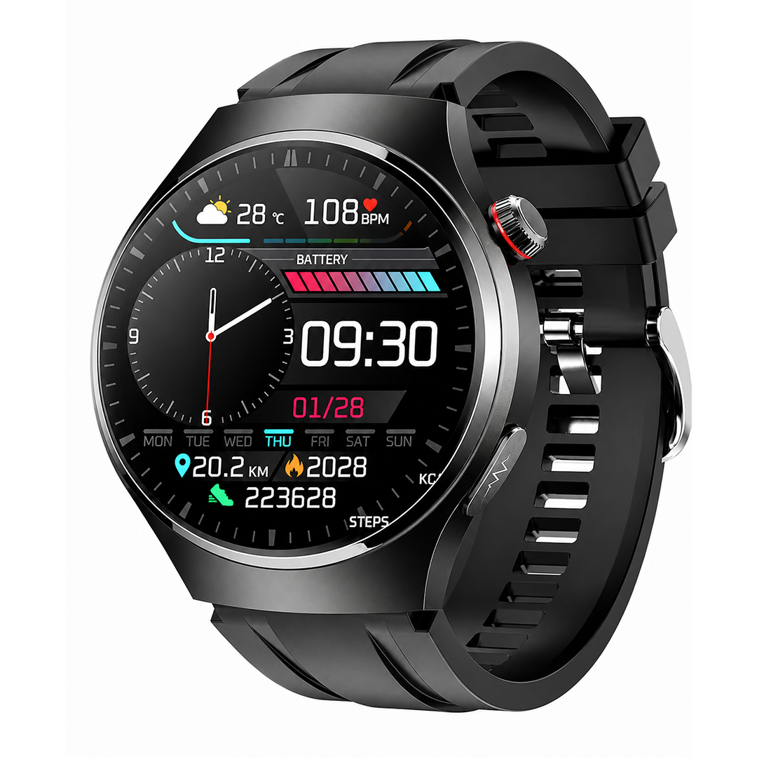Modio MR 60 2.5D Curved Display and 3 Pair Strap with Wireless Charging Black