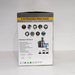 Sliver Criest Blender Mixer Grinder Juicer Machine - Food Processor, Smoothie Maker, Portable Hand Blender, Mini Blender, Heavy Duty Kitchen Aid Mixer, Electric Juice Blender