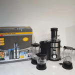 Sliver Criest Blender Mixer Grinder Juicer Machine - Food Processor, Smoothie Maker, Portable Hand Blender, Mini Blender, Heavy Duty Kitchen Aid Mixer, Electric Juice Blender