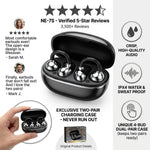 Oteeto OT14 Wireless Earbuds – Bluetooth 5.4 with LAN XUN 5656C Chip, Touch Controls, Sisonic Mic, High-Fidelity Sound, Ultra-Low Latency, Sweat & Water-Resistant for Active Lifestyles
