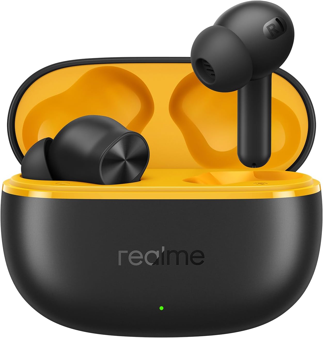 Realme T200 Lite True Wireless Bluetooth Earbuds – Deep Bass, AI ENC Calls & Long Battery Life (Black)