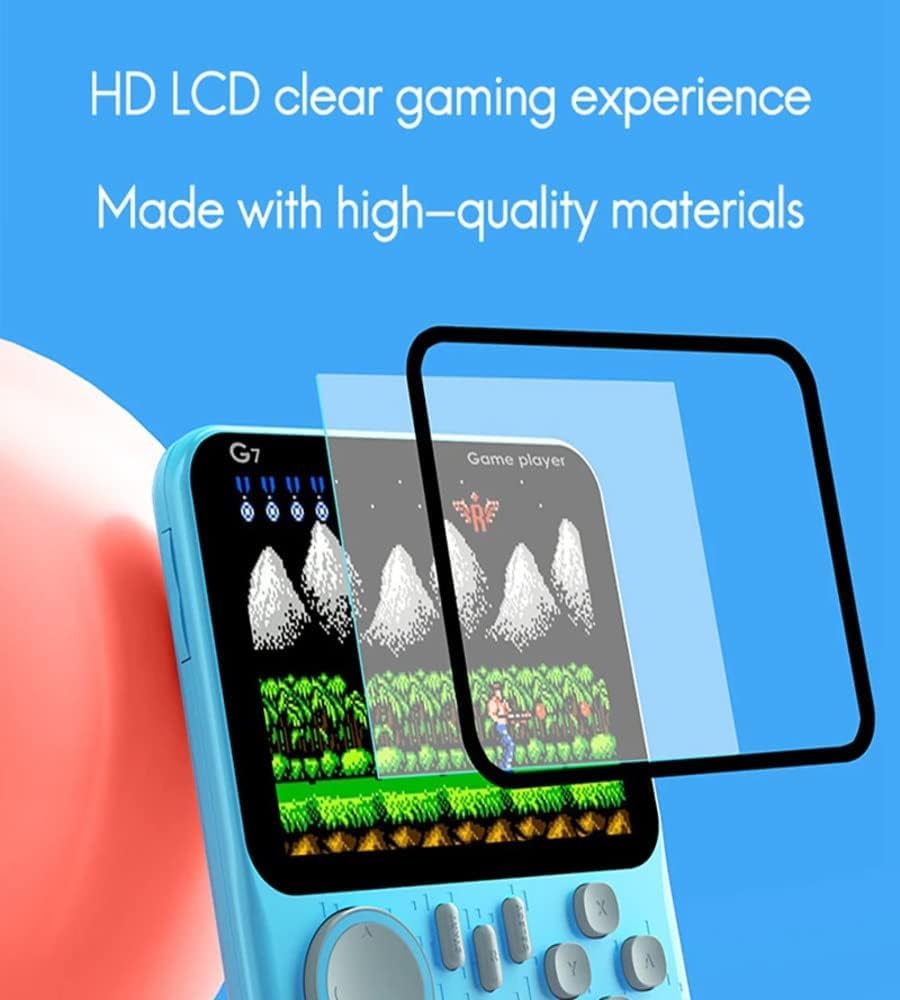 G7 Retro Handheld Game Box – 666 Built-in Classic Games | 3.5" Color Screen | Rechargeable Battery | Portable Gaming Console