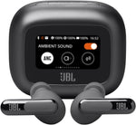 JBL Live Beam 3 True wireless noise-cancelling earbuds with stick-closed design and Smart Charging Case, Black
