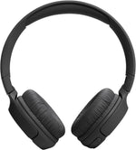 JBL Tune 520BT Wireless Headphones, Pure Bass Sound, Hands-Free Call Lightweight and Foldable - Black