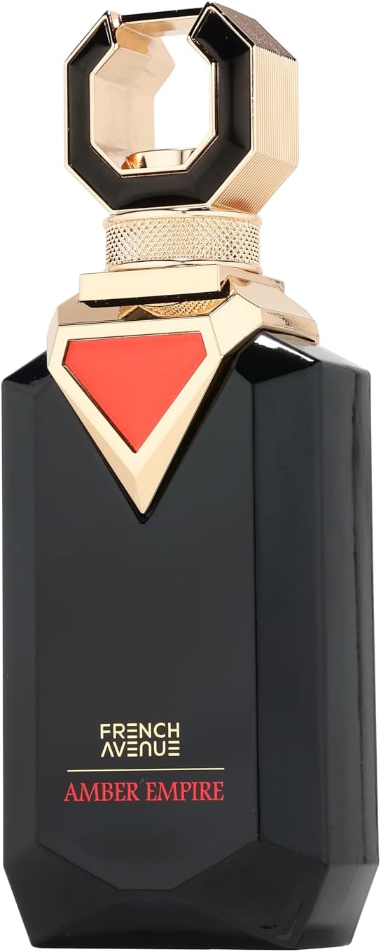 French Avenue Amber Empire, Oriental Amber Extrait de Parfum for Men, 100ml – Cashmere Wood, Vanilla & Sandalwood notes
