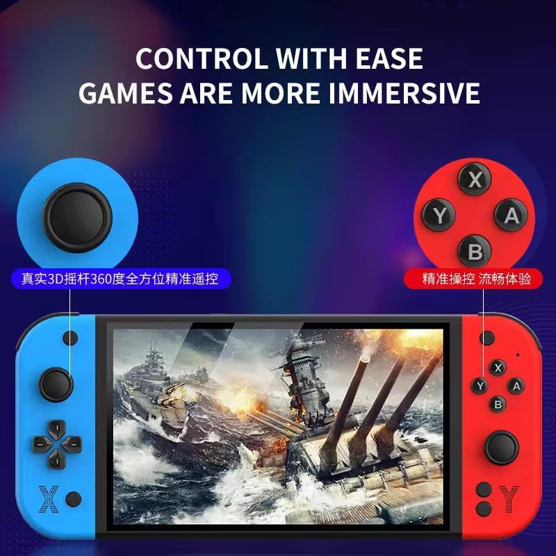 Neo Classic G90 Handheld 7 inch 64GB Retro Game Console with 15000 Games