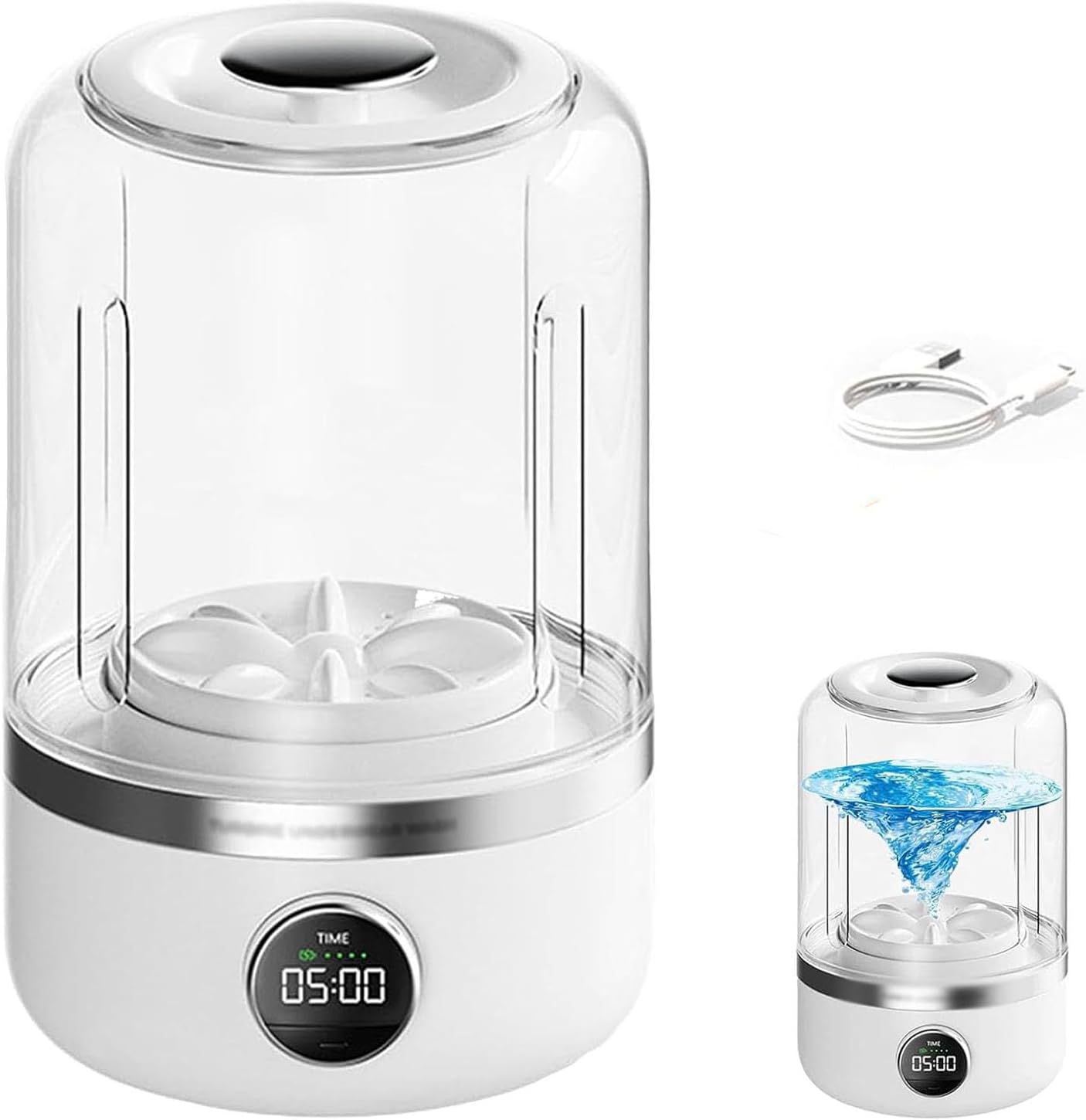 Underwear Washer, Upgrade Mini Portable Washing Machine Rechargeable Underwear Washing Machine Deep Cleans Small Clothes for Apartment, Dorm, RV, Travel & Hotel Use