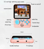 G7 Retro Handheld Game Box – 666 Built-in Classic Games | 3.5" Color Screen | Rechargeable Battery | Portable Gaming Console