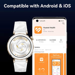HUAWEI WATCH GT5 Pro 42 mm Smartwatch, Sharp-Edged Design, upto7 Days Battery Life, Pro-level Sports Watch, iOS & Android Compatible, White
