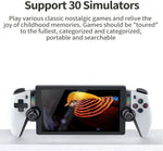 M28 Retro Handheld Game Console, 7.1" Large HD LCD Screen, EmuELEC System Built-in 30+ Emulators & 20,000+ Games, 4000mAh Battery Portable Video Gaming Player for Kids Adults