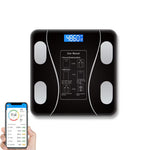 DENX Smart Digital Weighing Scale with App, Bluetooth Body Weight Scale with BMI Tracking, USB Rechargeable, Tempered Glass, High Precision Bathroom Scale for Home Fitness DX1717