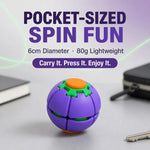 Trending | Magic Press and Spin Ball – Stress Relief Fidget Toy | Shape-Shifting Sensory Toy for Kids & Adults