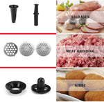 SOKANY SK-088 Electric Meat Grinder, 3200W Max Ultra Powerful, 3 in 1 Multifunction Electric Meat Grinder, Sausage Stuffer, 1 Cutting Blade, 3 Grinding Plates & Kubbe Attachment.(Sk-088 3200w)