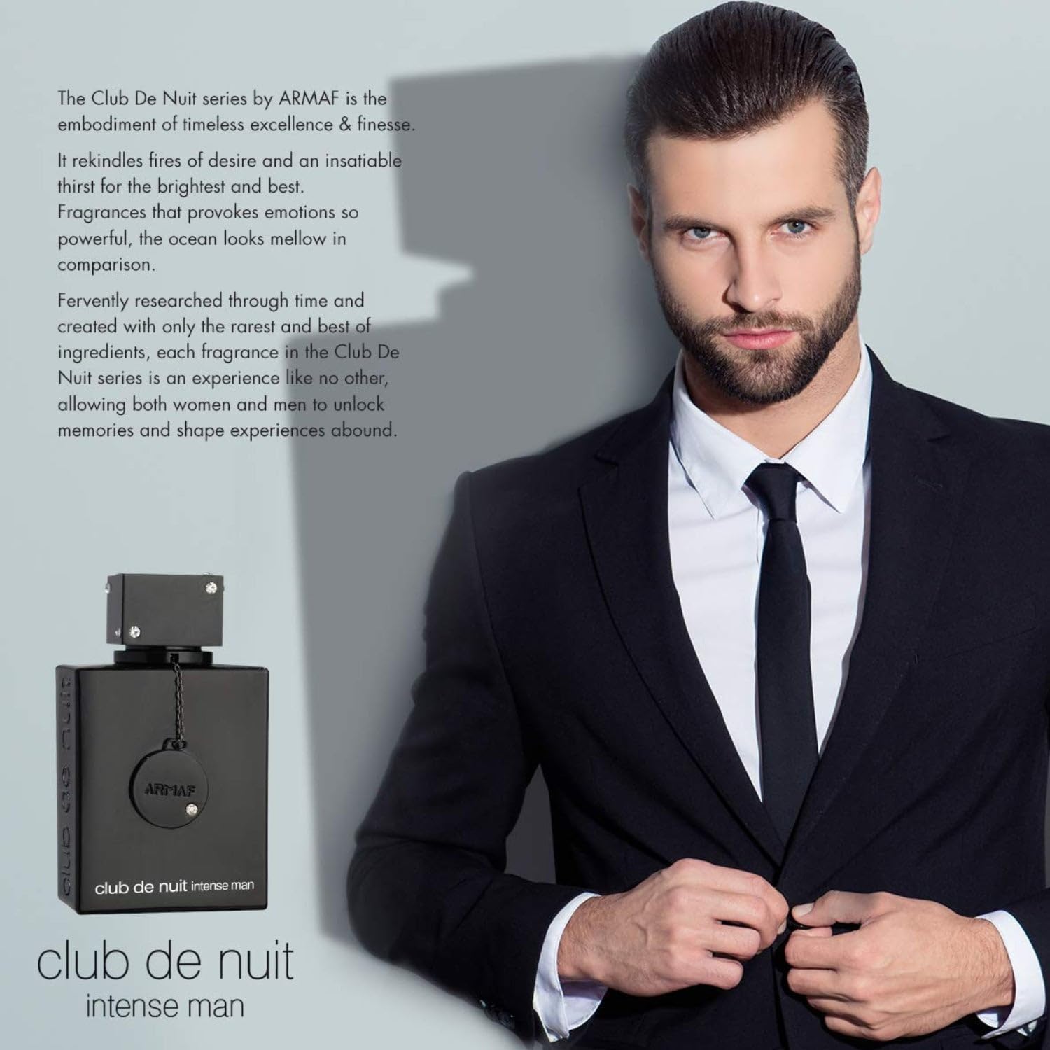 Armaf Club de Nuit Intense Man Eau De Toilette 105ml Black, Perfumes For Men, Long Lasting, Luxury Fragrance, Best Pefume for Man, For Him