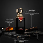 French Avenue Amber Empire, Oriental Amber Extrait de Parfum for Men, 100ml – Cashmere Wood, Vanilla & Sandalwood notes