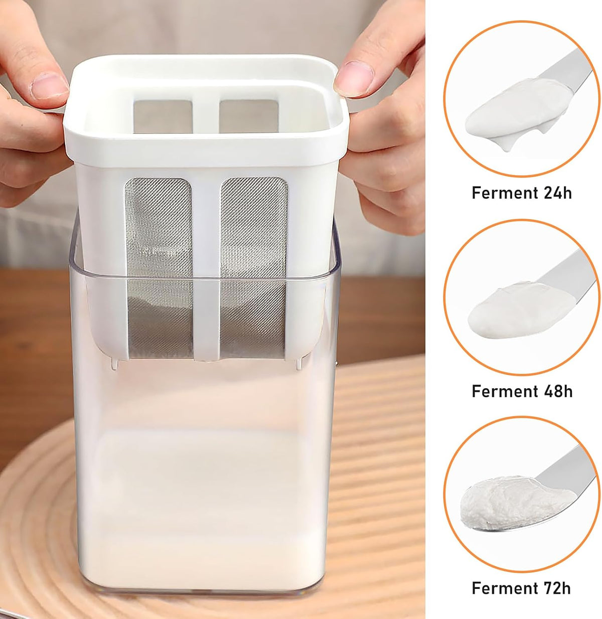 Yoghurt Strainer, Homemade Greek Yogurt Filter, Yoghurt Whey Separator, Yoghurt Maker, Yoghurt Cream Cheese Maker