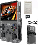 R36s retro Handheld Gaming Console with 64G Cards, Portable Retro Game Consoles Linux Gaming System Emulator 3.5-Inch IPS Screen