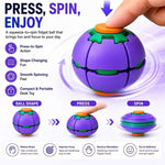 Trending | Magic Press and Spin Ball – Stress Relief Fidget Toy | Shape-Shifting Sensory Toy for Kids & Adults