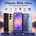 Oteeto M26 Ultra Smartphone – 6GB RAM, 128GB ROM, 6.8" FHD+ Display, 5000mAh Battery, Dual SIM 4G LTE