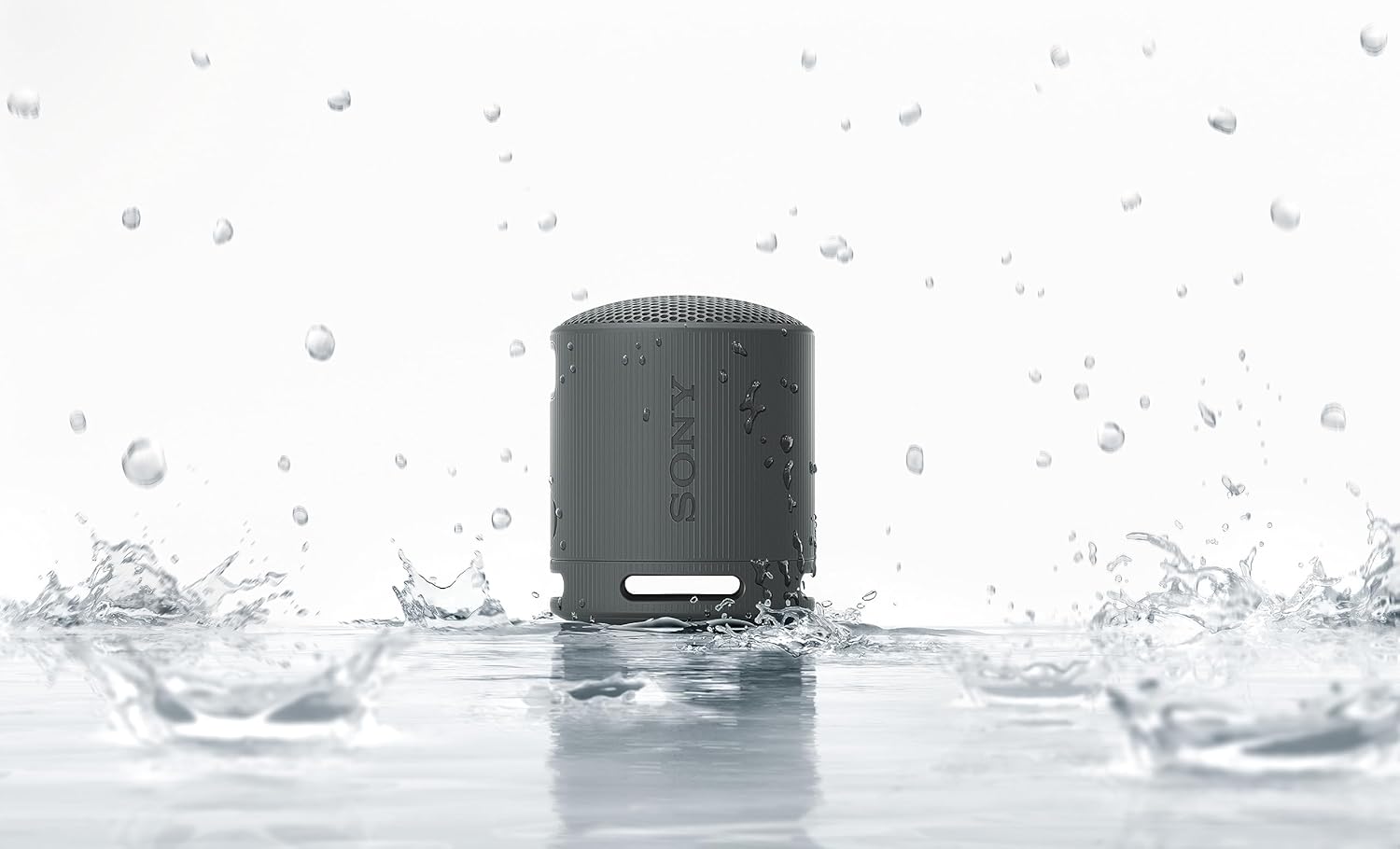 Sony SRS-XB100 Wireless Bluetooth Speaker, Portable, Lightweight, Compact, Outdoor, Travel Speaker, Durable, IP67 Waterproof,16 Hour Battery, Carry Strap, Hands-Free Calling, Blue