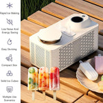Portable Mini Ice Maker Machine – Rapid Ice Making, Compact & Energy Efficient Homemade Ice Cream Popsicle Make,for Office, Home, Camping, Rv, Car & Travel