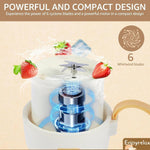 HP-890 Portable 500ML USB Rechargeable Juicing Cup | Personal Smoothie Blender | Leakproof Travel Juice Bottle