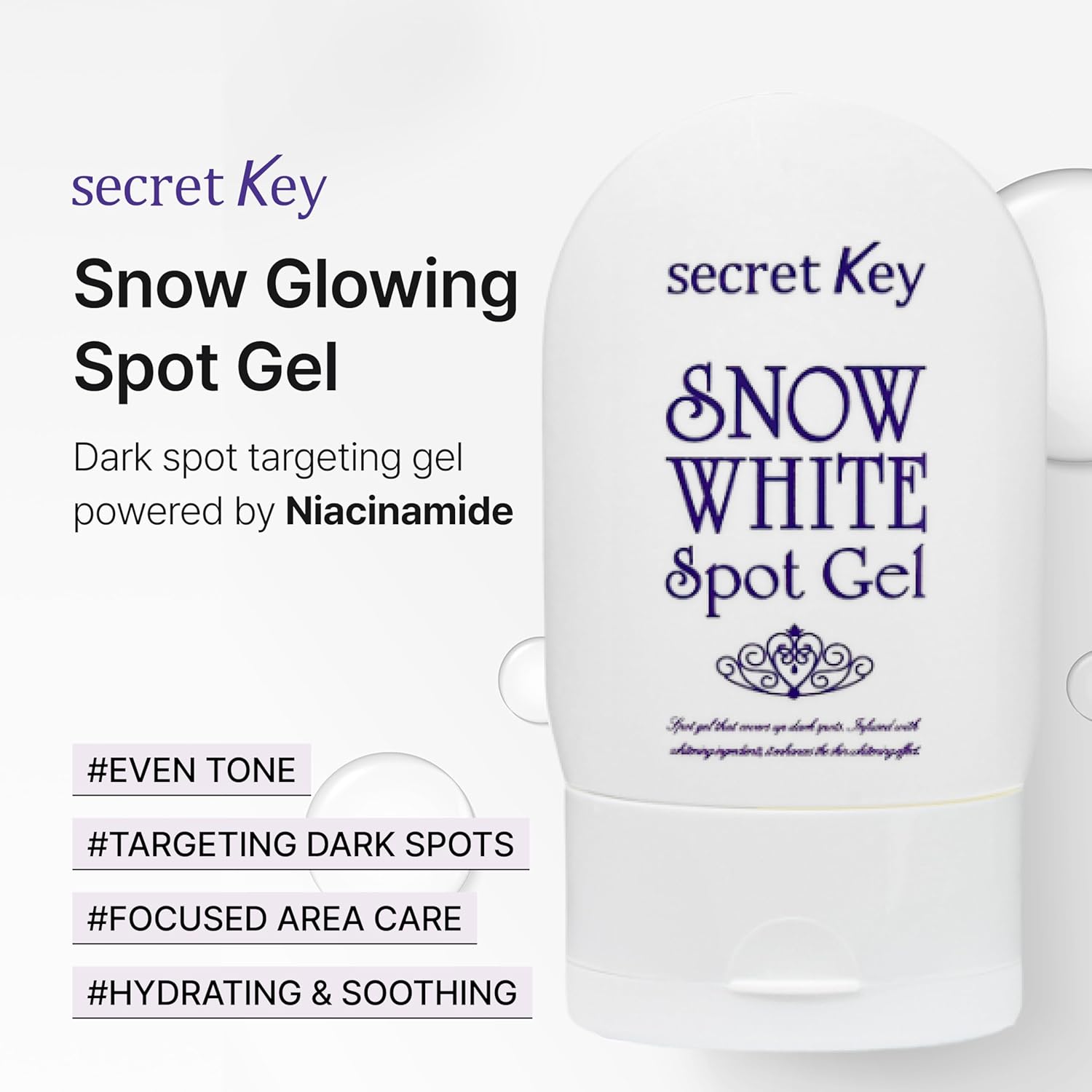 Secret Key Snow White Spot Gel – Niacinamide Brightening Gel for Dark Spots & Uneven Skin Tone