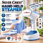 Slivers Criest 1500W Portable Handheld Garment Steamer for Clothes, Foldable Travel Detachable Water Tank & Fabric Brush | 25796