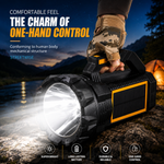 P70 Higlight Solar Searchlight – High Power LED Rechargeable Torch with Solar Charging W5191