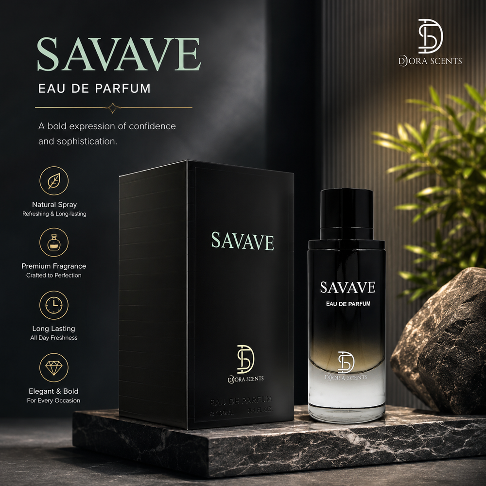 Diora Scents SAVAVE Eau De Parfum – Premium Long-Lasting Men's Fragrance | Natural Spray | 100ml